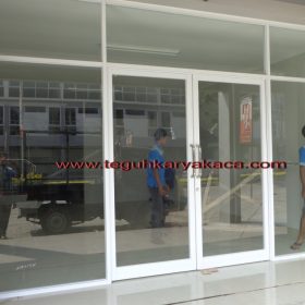 Kusen Pintu Aluminium double swing