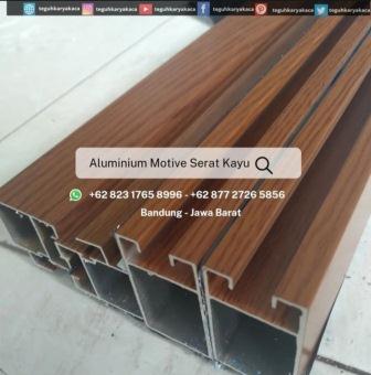 aluminium urat kayu