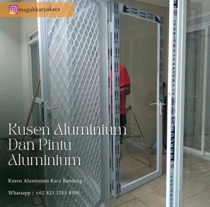Pintu alumunium ram nyamuk